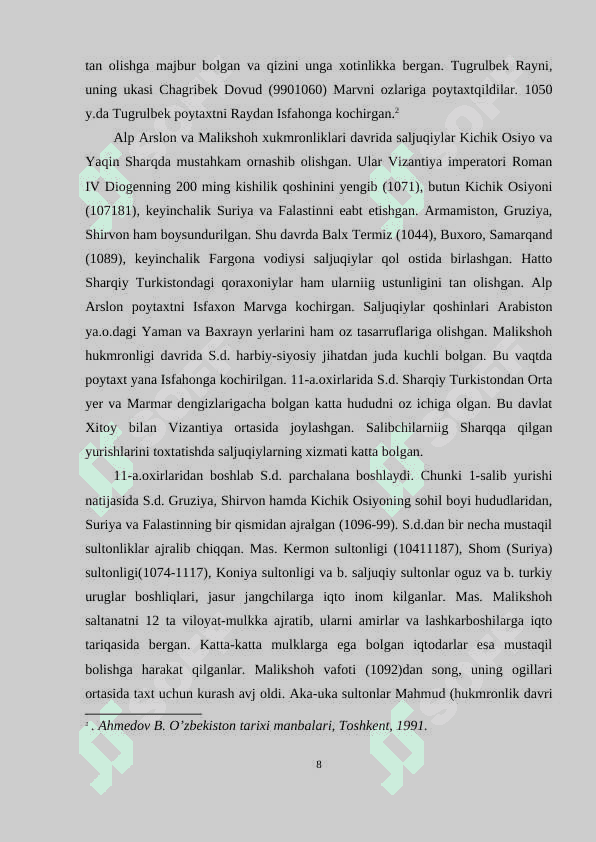 Sovet davrida Saljuqiylar davlati 8