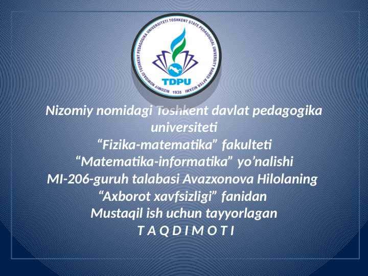 Elektron raqamli imzo va uning zmonaviy turlari