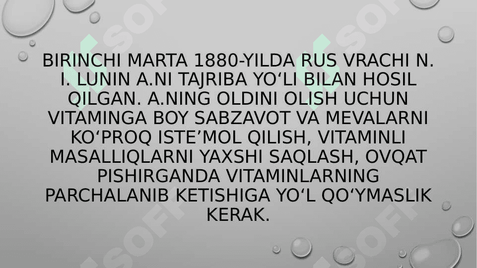 AVITAMINOZ 6