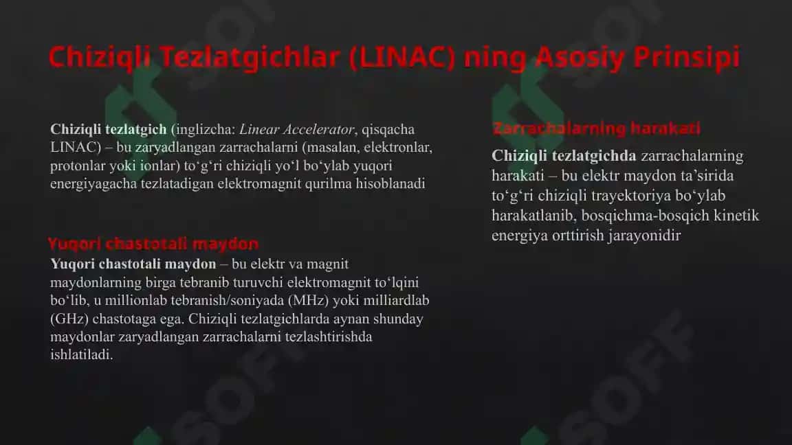 Chiziqli tezlatkichlar 3