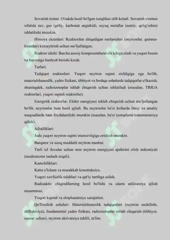 NEYTRON GENERATORLAR VA ULARNING TURLARI 7