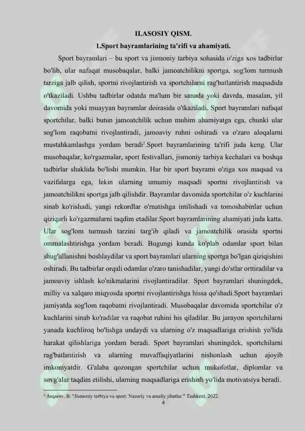 Sport bayramlarini tashkil etish va o‘tkazish 4