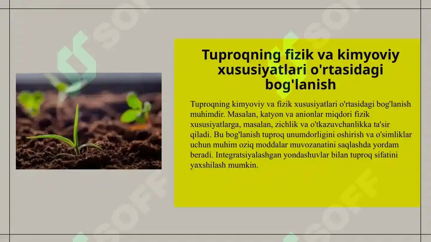 Tuproq va uning tabiiy xususiyatlari 6