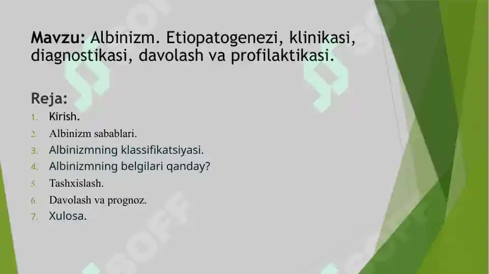Albinizm Kasalligi 2