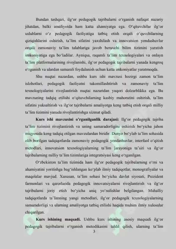 Ilg'or pedagogik 3