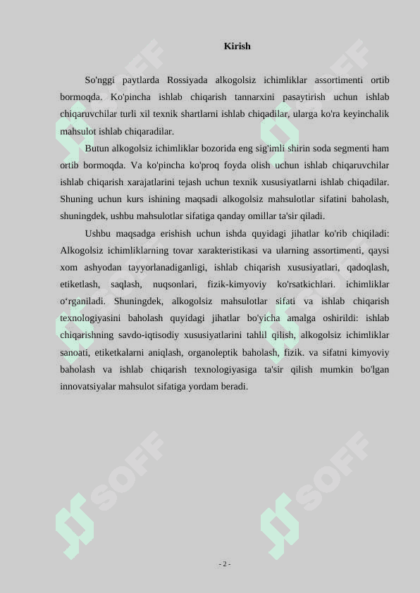 Alkogolsiz ichimliklarni sifat nazorati 3