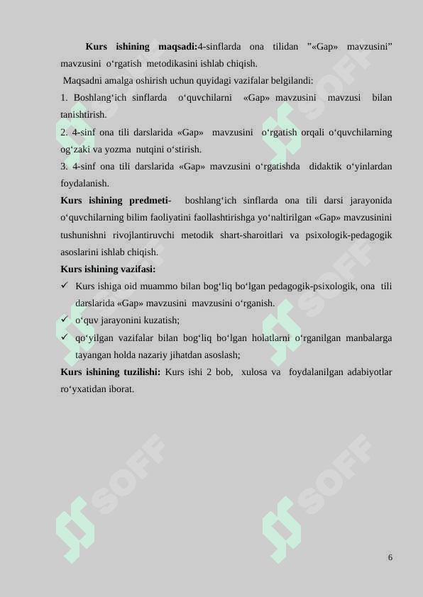 Savod o‘rgatish davrida gap ustida ishlash 6