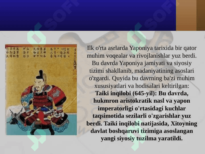 Ilk o'rta asrlarda Yaponiya 2