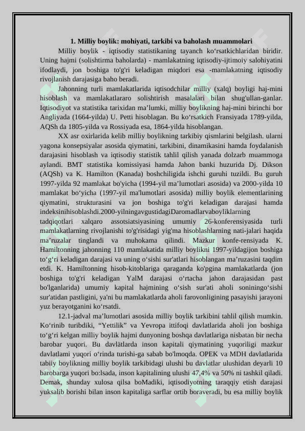 milliy boylik statistikasi 3