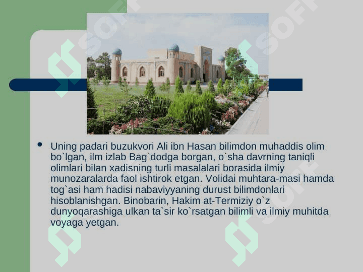 Al-Hakim at-Termiziy hayoti va ijodi 6