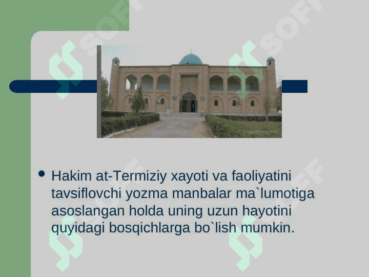 Al-Hakim at-Termiziy hayoti va ijodi 8