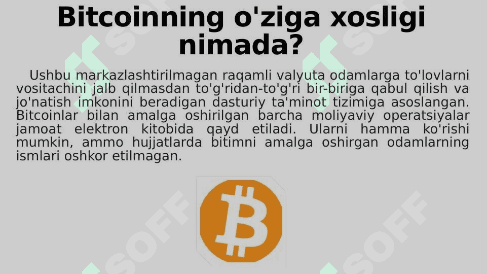Bitkoin Kriptovalyutasi va boshqa kriptovalyutalar 5