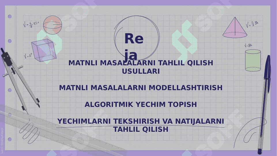 Matnli masalalarni yechish usullari 2