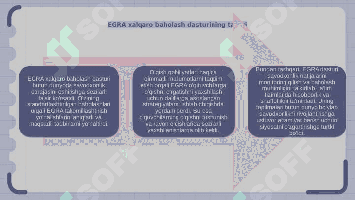 EGRA xalqaro baholash dasturi 4