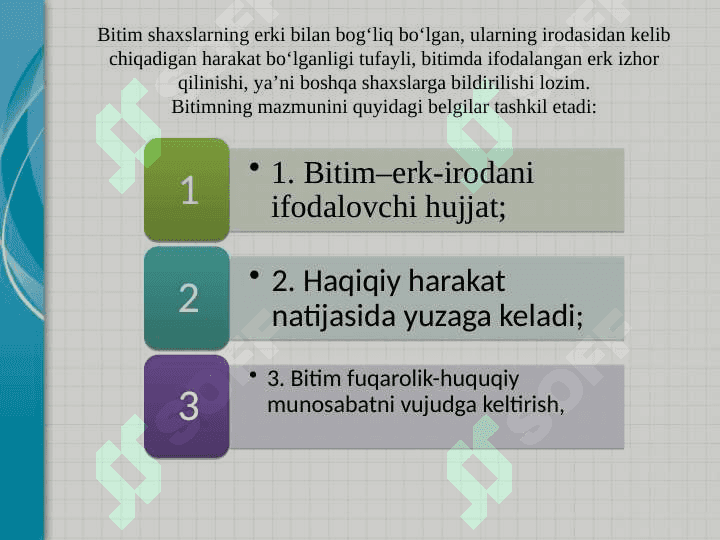 bitimlar va da'vo muddati 4