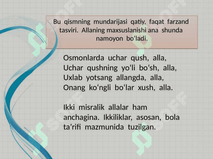 ALLA JANRI XUSUSIYATLARI VA BADIIYATI 4