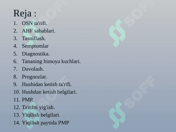 O'tkir yurak yetishmovchiligi 2