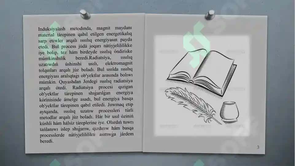 Íssılıq uzatıw processleri fizikada 3