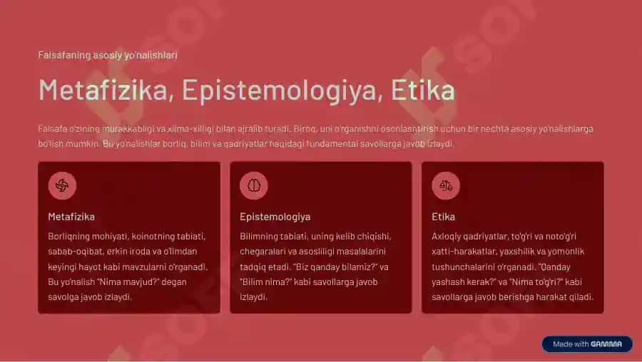 Falsafa: Hayot va Borliq Sirini 4