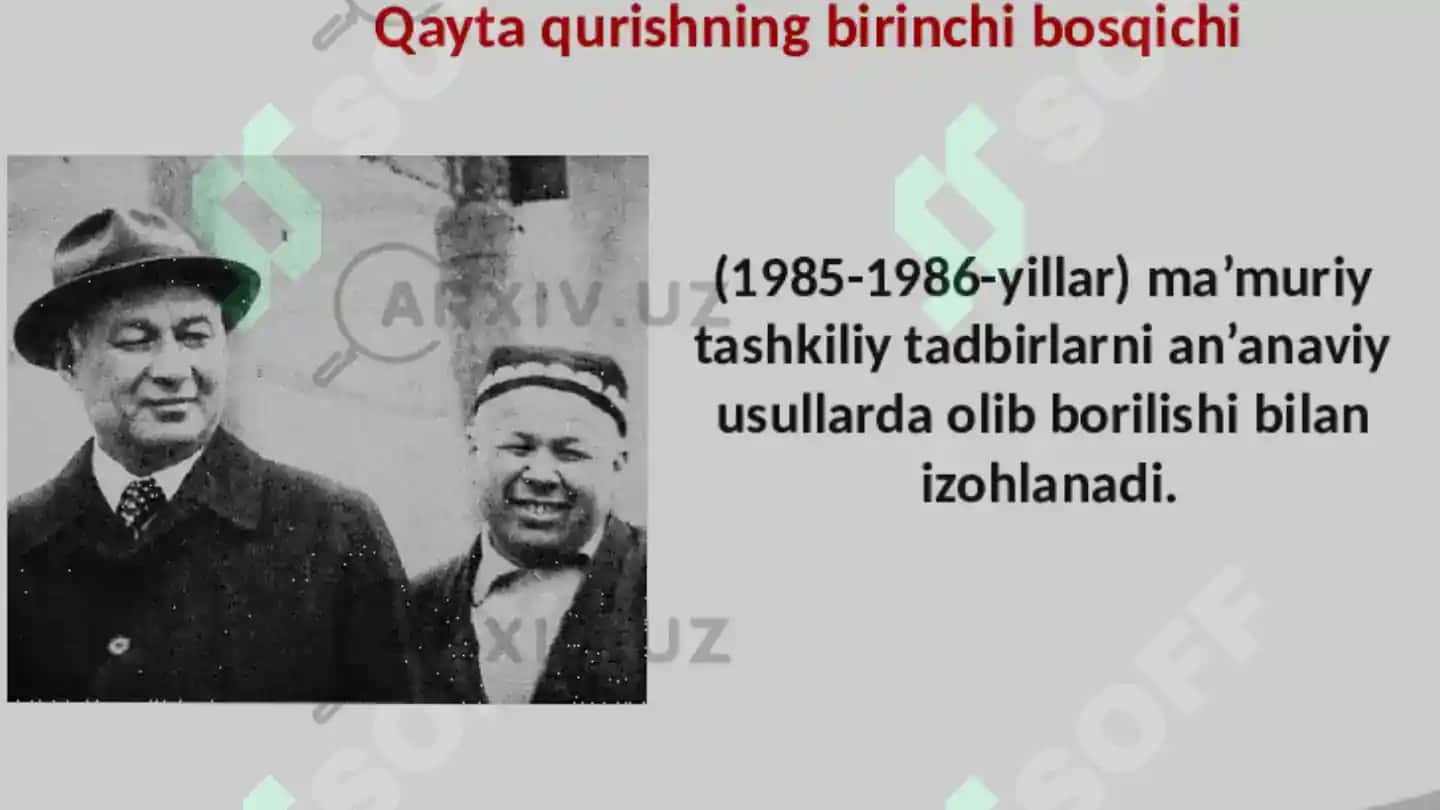 Oʻzbekistonning eng yangi tarixi 6