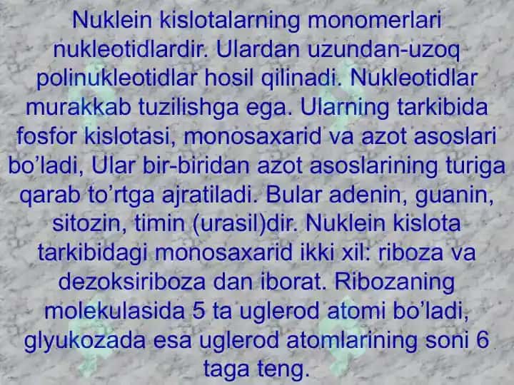 Nuklein Kislotalar 4