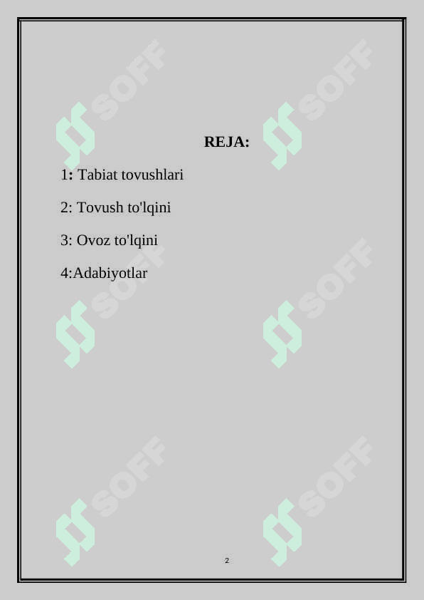 Klinikada tovushdan foydalanish 2