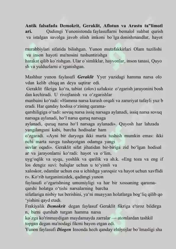 FALSAFA TURMUSH TARZI VA DUNYONI ANGLASH USULI 4