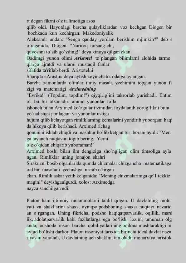 FALSAFA TURMUSH TARZI VA DUNYONI ANGLASH USULI 5