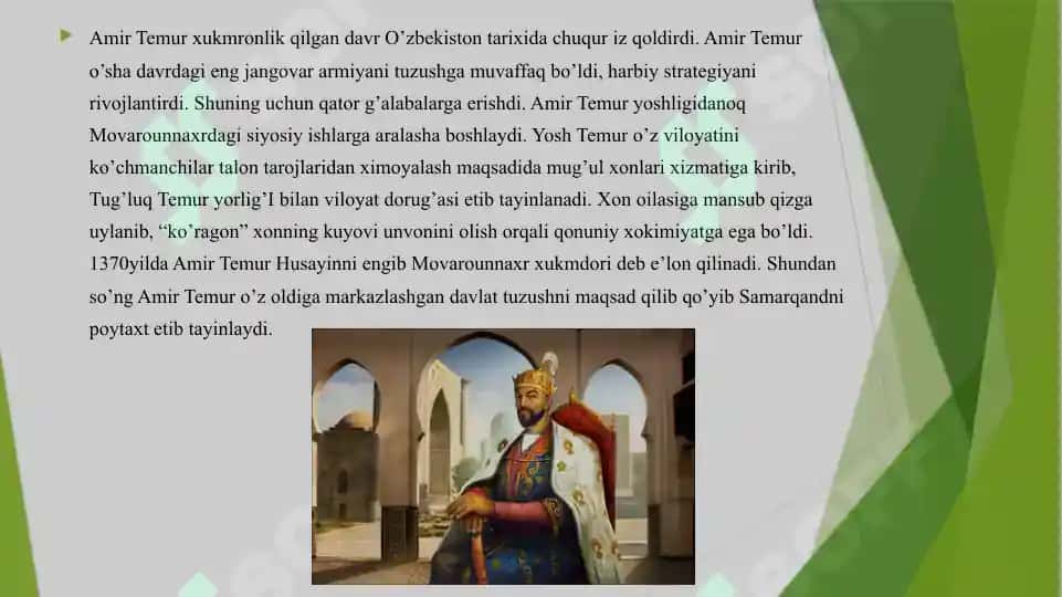 Amir Temur – buyuk davlat arbobi 3