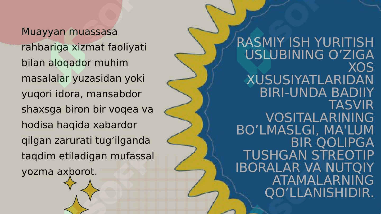 SHAXSIY ISH QOGʻOZLARI USLUBI 4