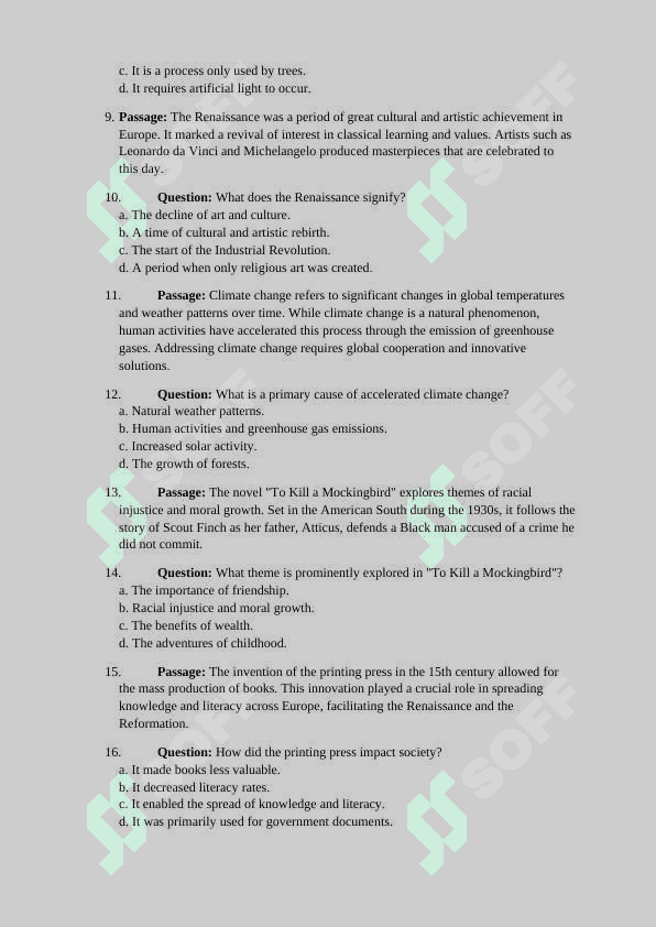 SAT Reading Practice 2