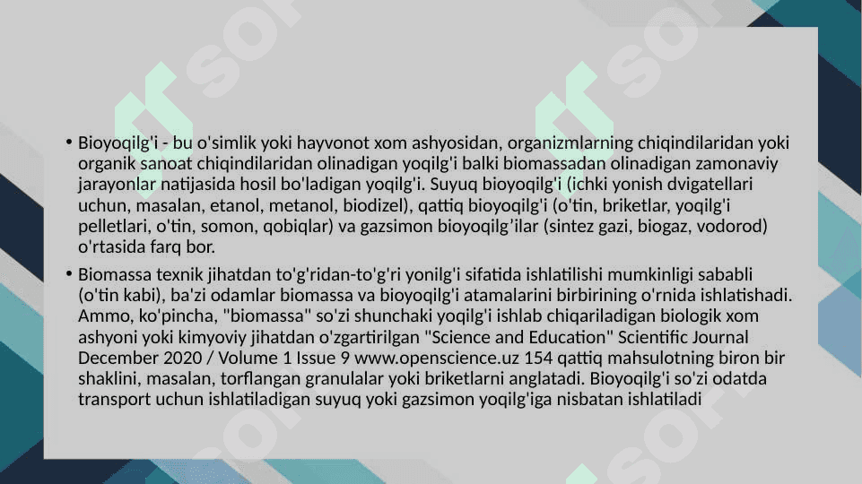 Bioenergetikada biotexnologiyaning roli 3