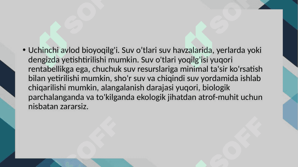 Bioenergetikada biotexnologiyaning roli 8