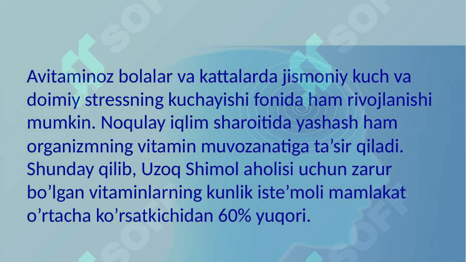 Avitaminoz (gipovitaminoz) 5