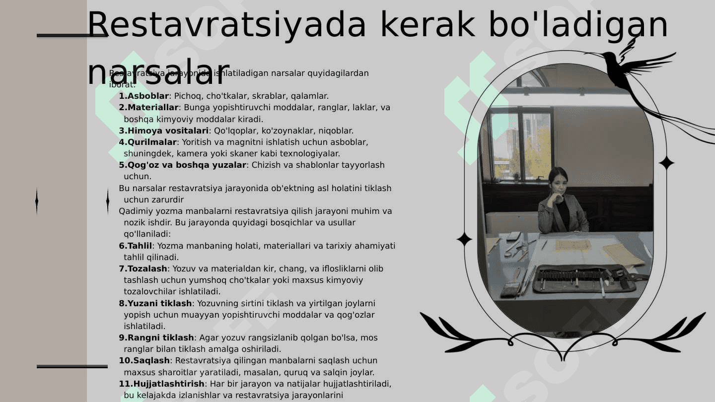 Materialshunoslik 3