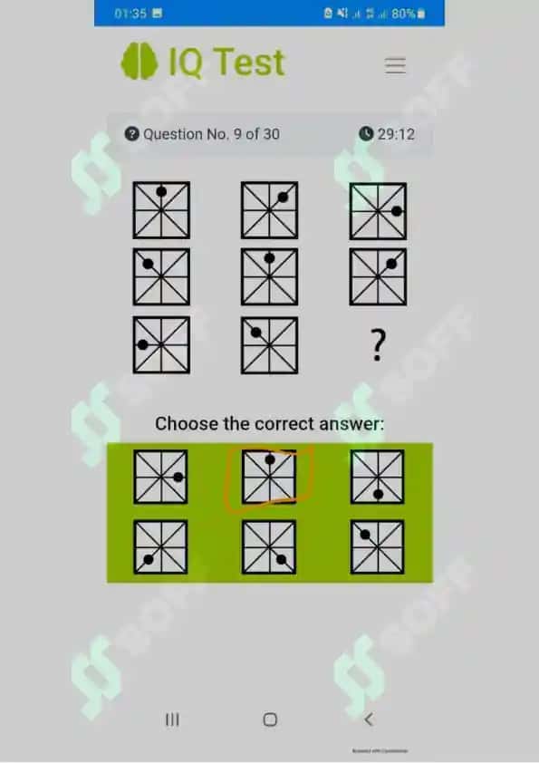 Argos Iq test javoblari 7