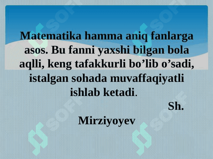 O'rta qiymat. Moda mediana mavzusiga taqdimot. 3