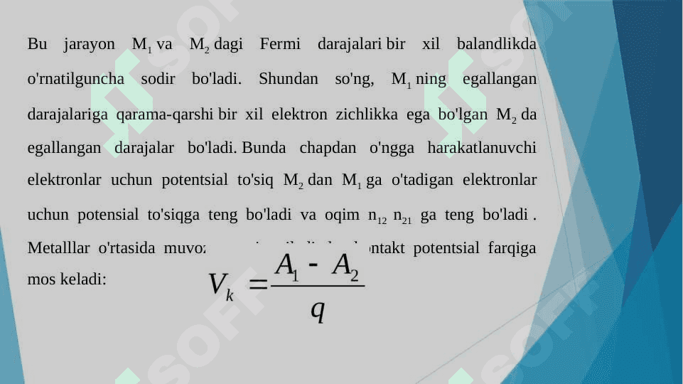 Metall-metall kontakti 8