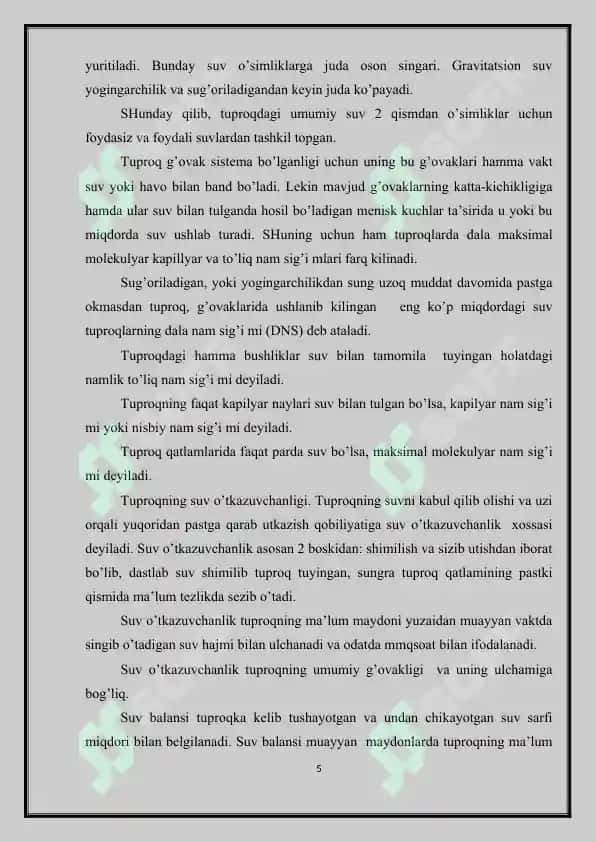 Tuproq-mineral elementlar manbai 5