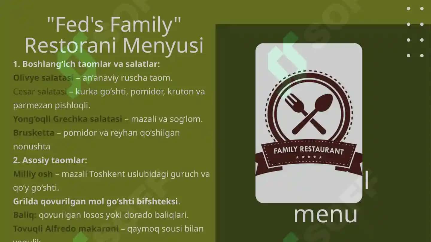 "Fed's Family" 8