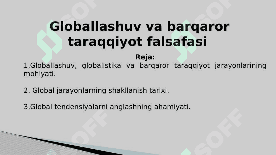 Globallashuv va barqaror taraqqiyot falsafasi 2