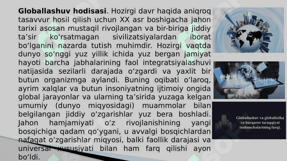Globallashuv va barqaror taraqqiyot falsafasi 4