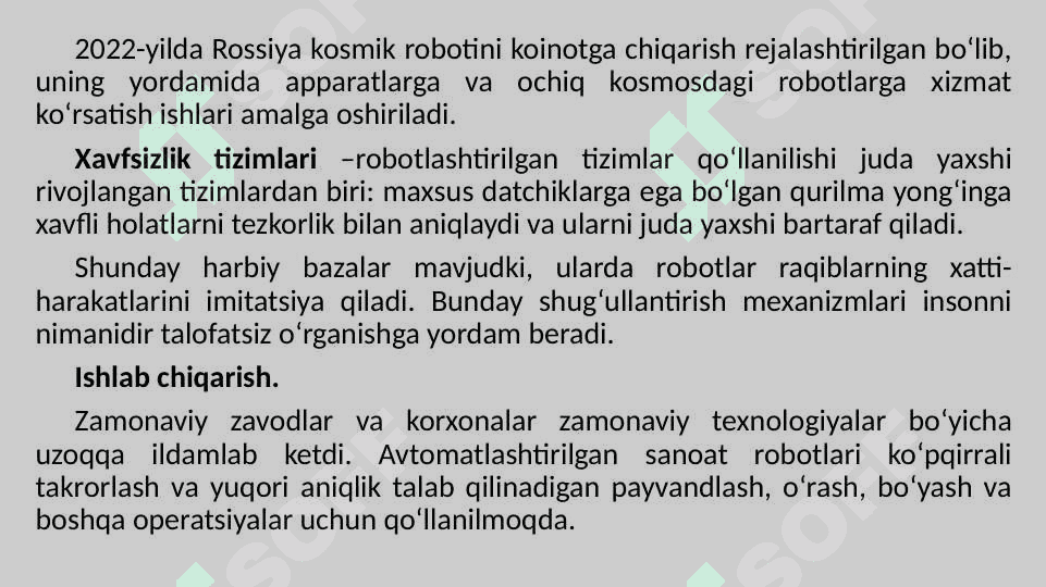 Robototexnika va uning o'rni 4