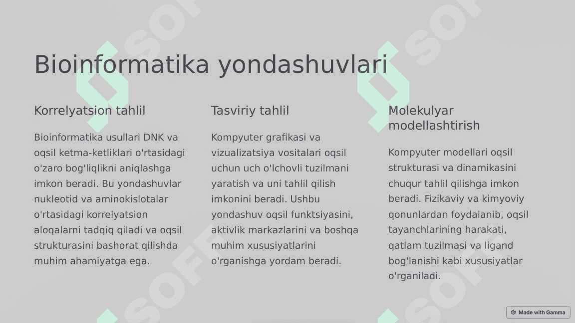 Genomlarda oqsil strukturalarini aniqlash 3