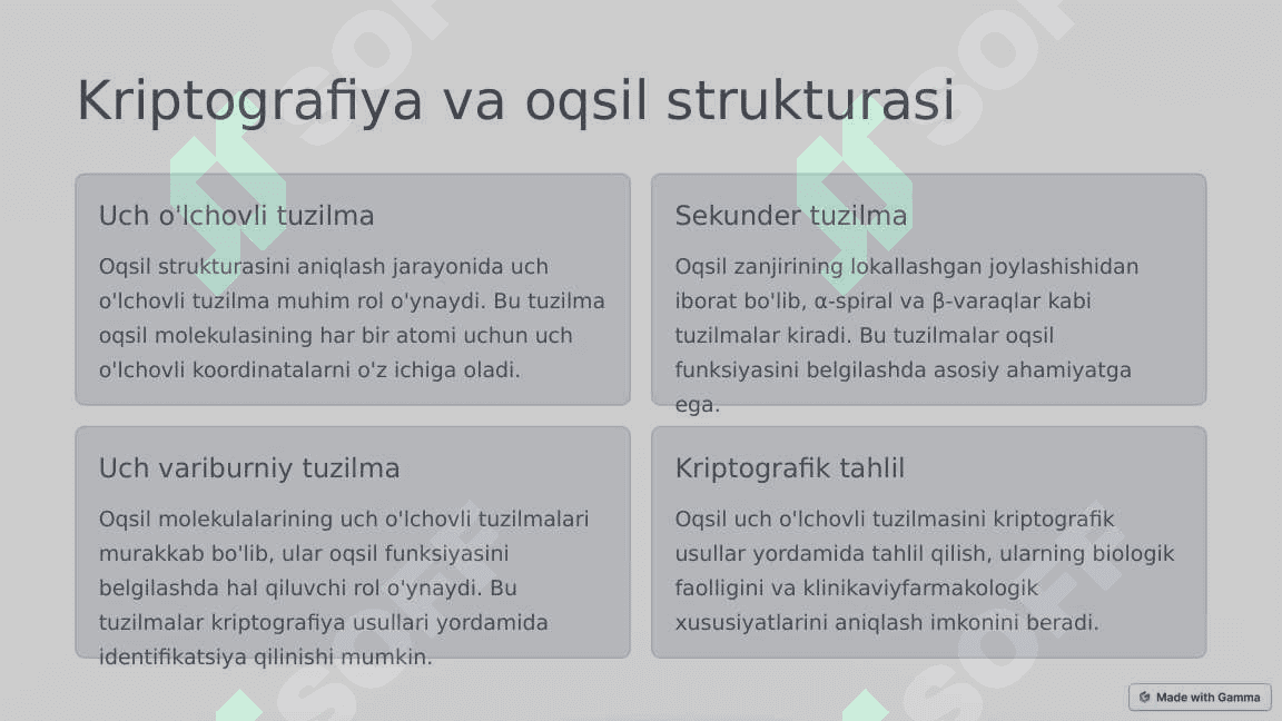 Genomlarda oqsil strukturalarini aniqlash 4