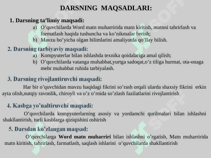 WORD MATN MUHARRIRI OCHIQ DARS 2