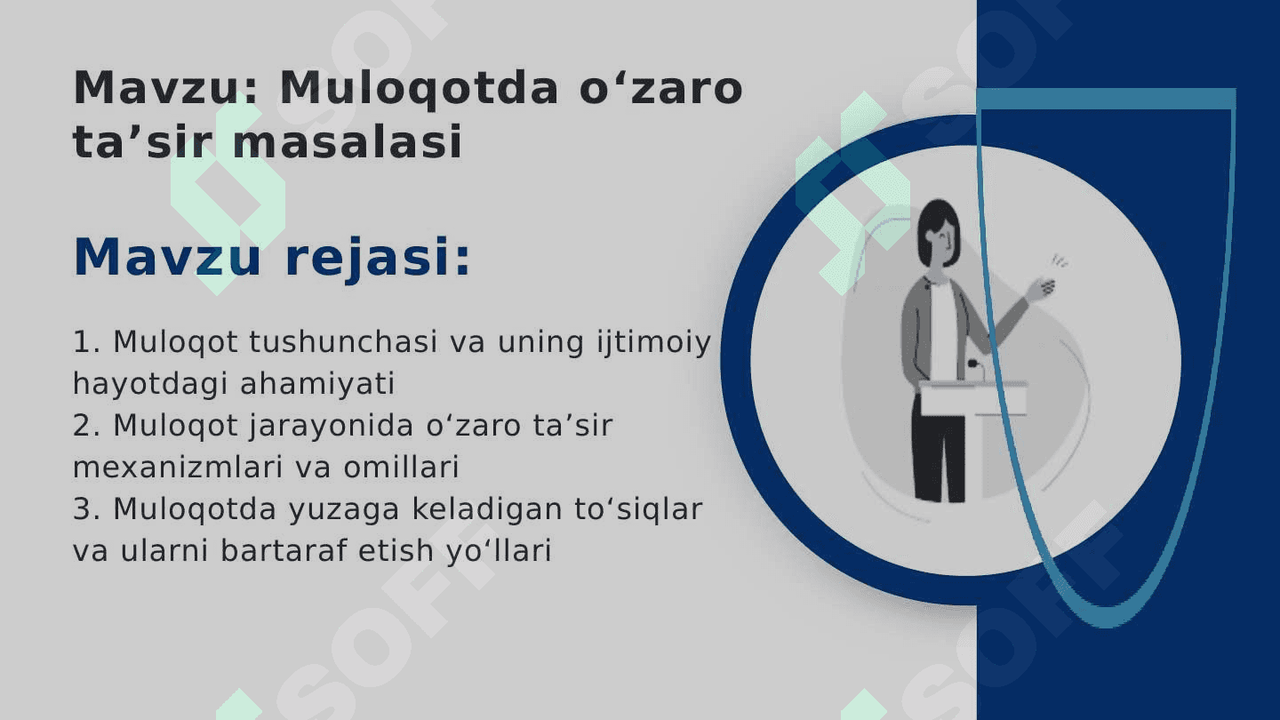 Muloqotda oʻzaro taʼsir masalasi 2