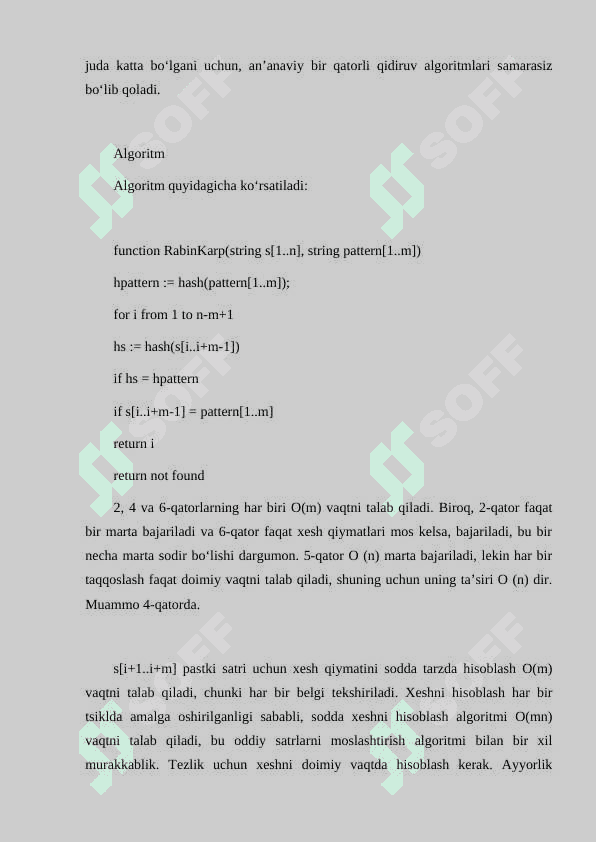 RABIN–KARP ALGORITMI 3