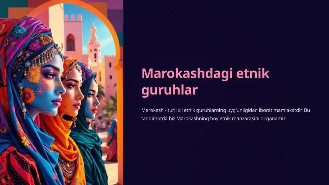Marokashdagi etnik guruhlar