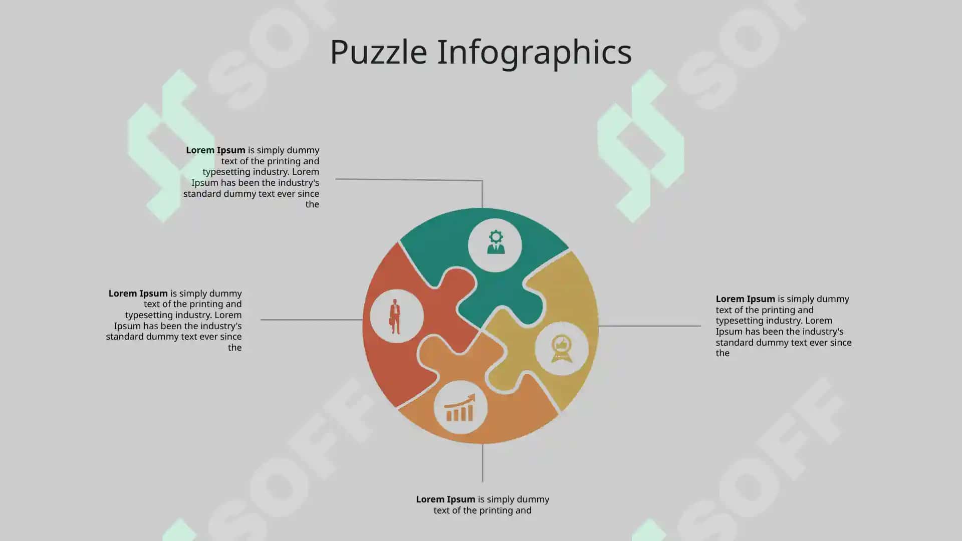 Puzzle  taqdimot uchun shablon 3